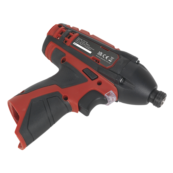 Sealey CP1203KIT Impact Driver Kit 1/4" Hex Drive 12V Lithium-ion - 2 Batteries