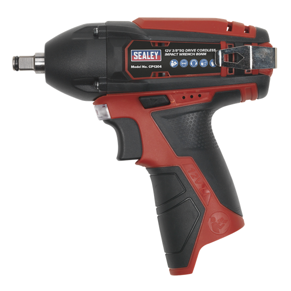 Sealey CP1204 Cordless Impact Wrench 3/8"Sq Drive 80Nm 12V Lithium-ion - Body Only