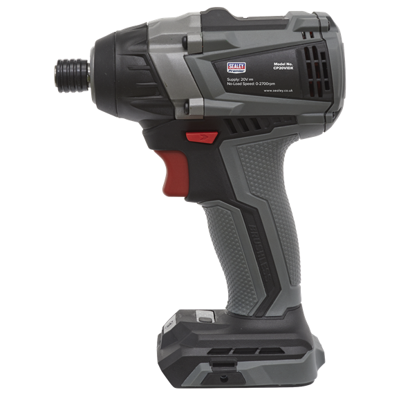 Sealey CP20VIDX Brushless Impact Driver 20V 1/4"Hex 200Nm - Body Only