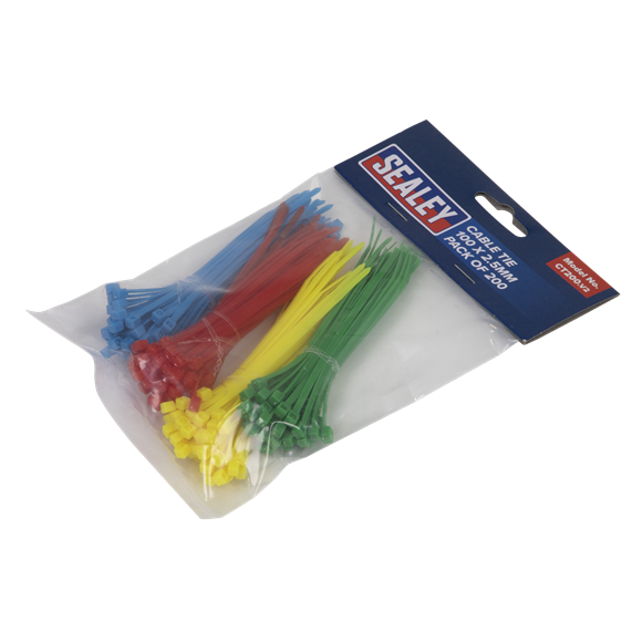 Sealey CT200 Cable Tie 100 x 2.5mm Pack of 200