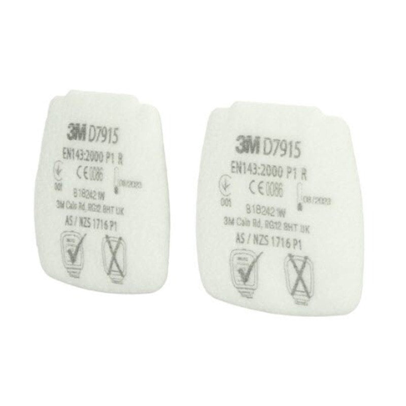 3M D7915 Secure Click P1R Particulates (Fine Dusts and Mists) - 2 Pair