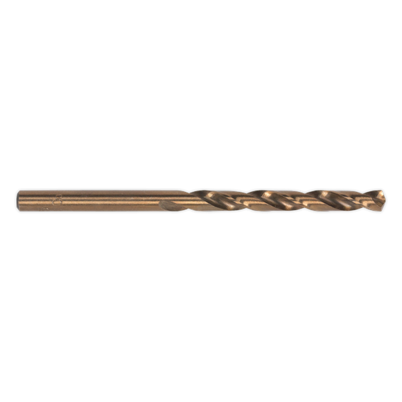 Sealey DBI14CB HSS Cobalt Fully Ground Drill Bit Ø1/4" Pack of 10