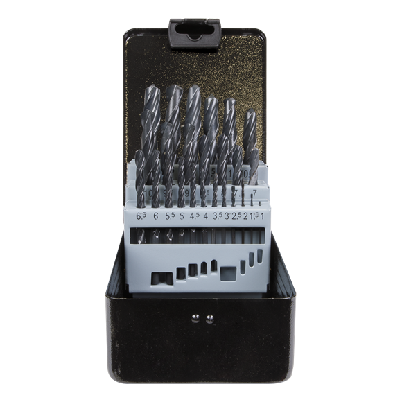 Sealey DBS25RF HSS Roll Forged Drill Bit Set 25pc 1-13mm