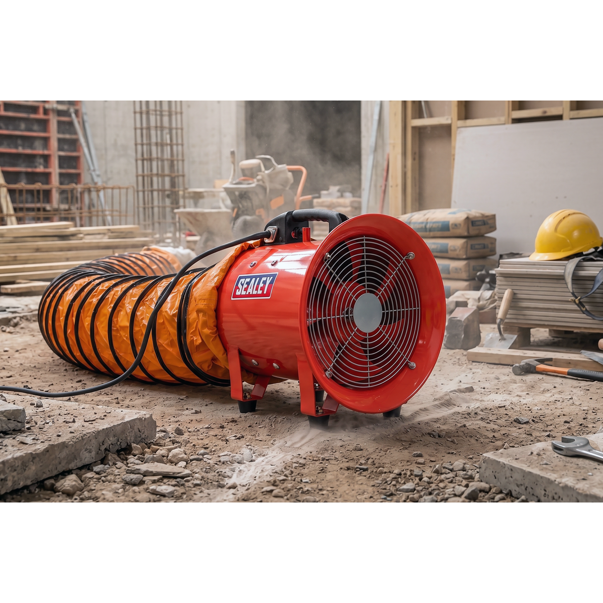 Sealey VEN250 Portable Ventilator 250mm with 5m Ducting