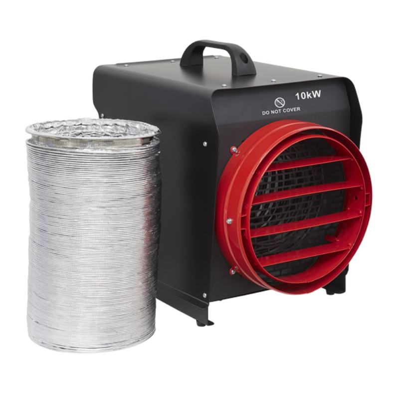 Sealey DEH10001 Industrial Fan Heater with Ducting 10kW
