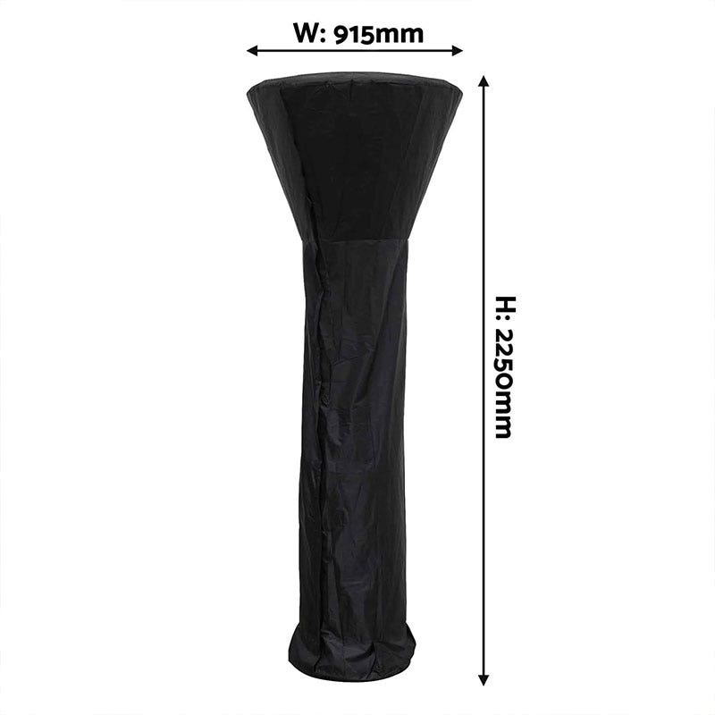 Tower Patio Heater Cover, Heavy-Duty & Water Resistant