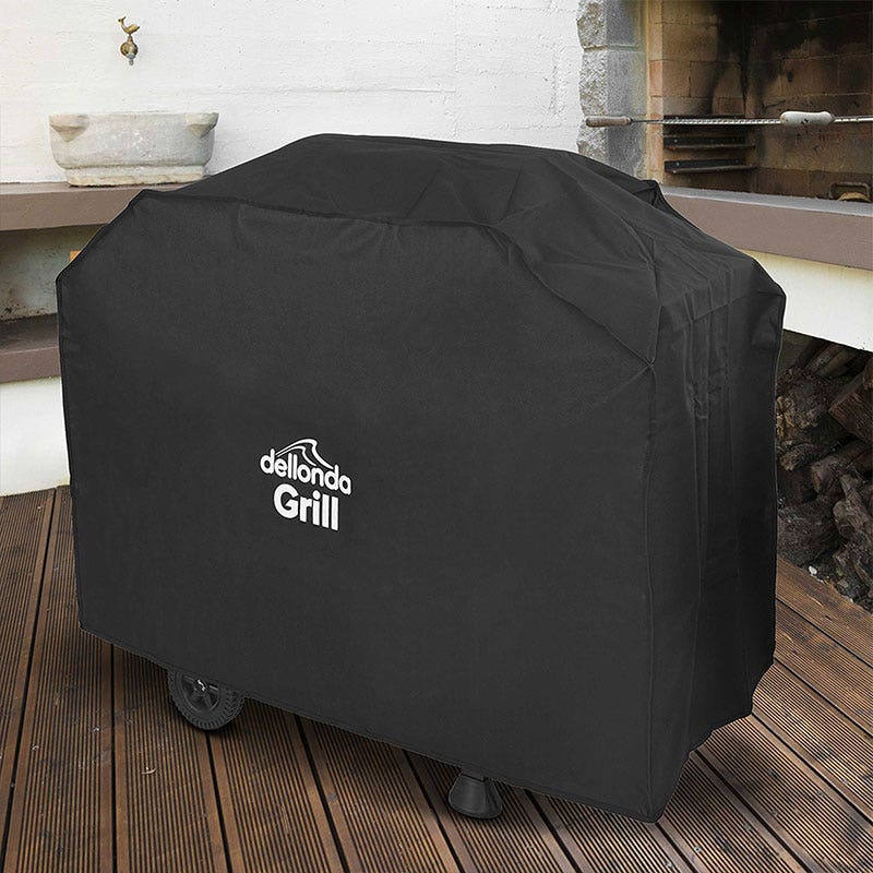 Black PVC Cover for BBQs, Waterproof 1370 x 920mm