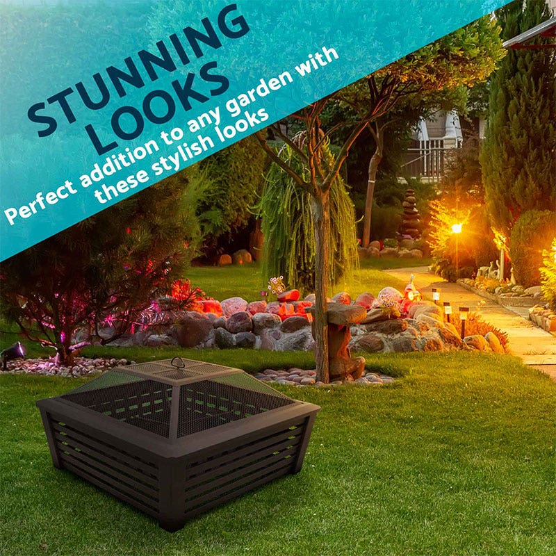 Dellonda 35 Square Outdoor Fire Pit