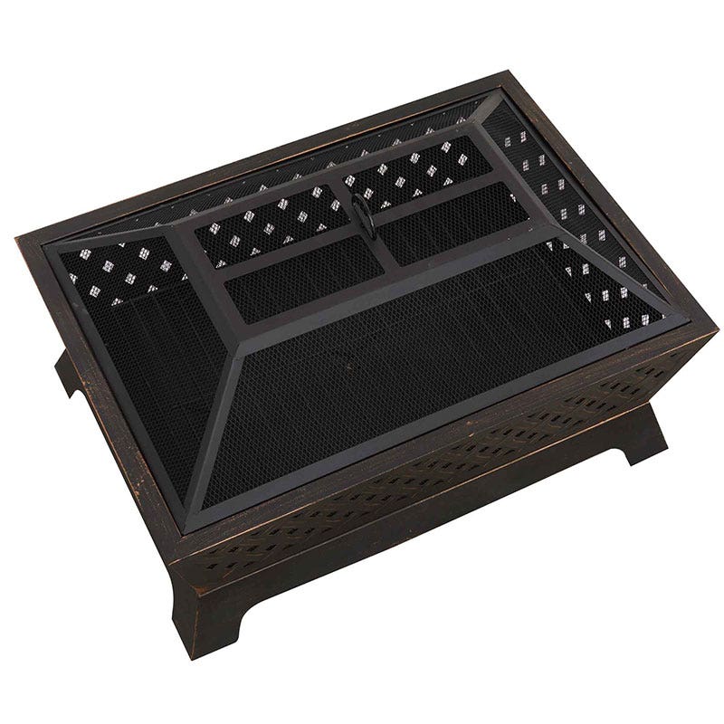 Dellonda 35 Rectangular Outdoor Fire Pit