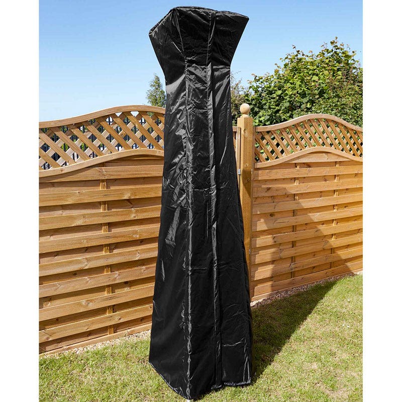 Pyramid Gas Tower Patio Heater Waterproof Cover 2280 x 470mm, Black