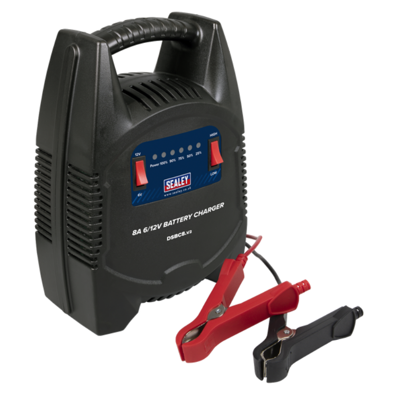 Sealey DSBC8 Battery Charger 8A 6/12V 230V