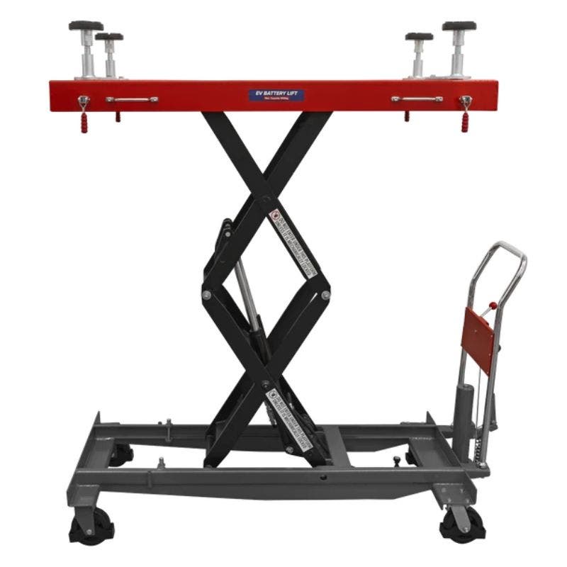Sealey EVBT1000 High Lift EV Battery Lift/Hydraulic Platform Truck 1000kg Capacity