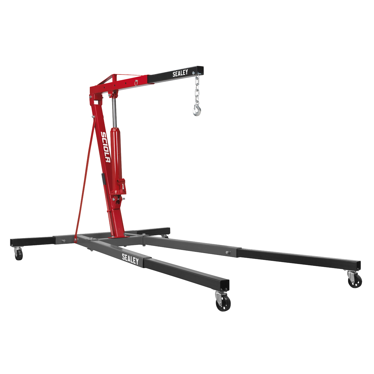 Sealey SC10LR Long Reach Engine Crane with Extendable Legs 1 Tonne