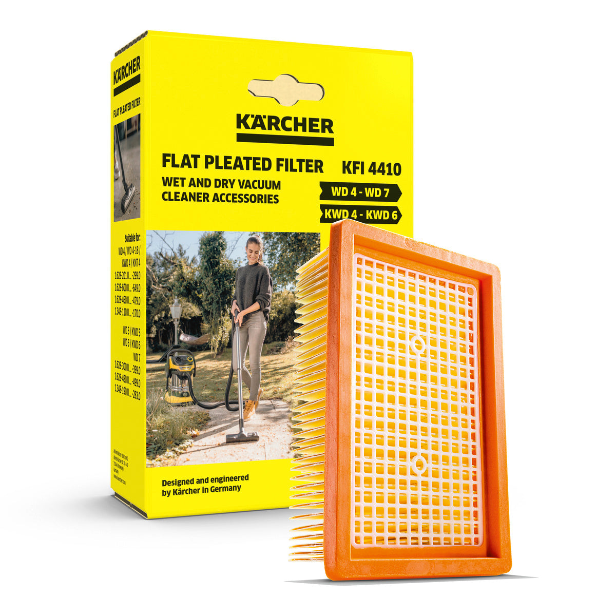 Karcher Vacuum Cleaner Filter Flat Fold Filter for WD4-WD6 Series