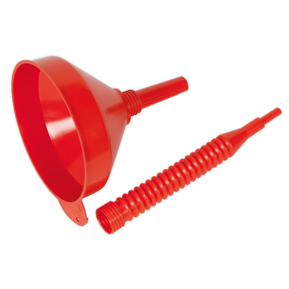 Sealey F2F Flexi-Spout Funnel Medium Ø200mm with Filter