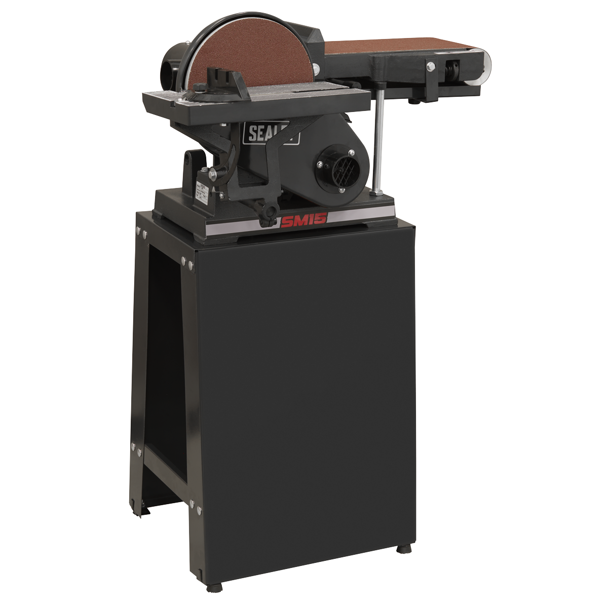 Sealey SM15 Belt/Disc Sander Floor Standing 1220 x 150mm/230mm
