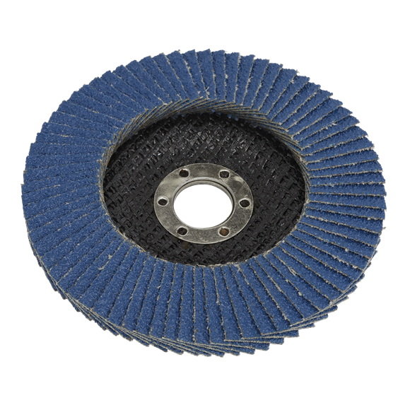 Sealey FD10040 100mm Zirconium Flap Disc 40Grit 16mm Bore