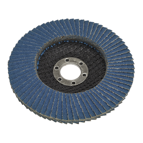 Sealey FD10080 100mm Zirconium Flap Disc 80Grit 16mm Bore