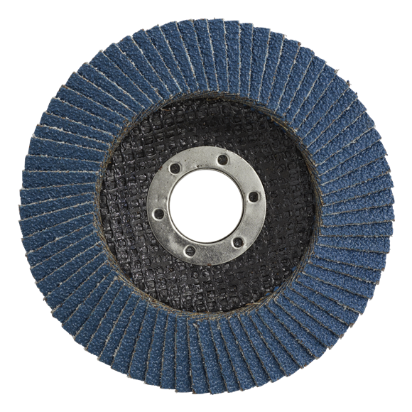 Sealey FD11540 115mm Zirconium Flap Disc 40Grit 22mm Bore