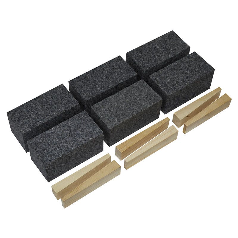 Sealey FGB36 Floor Grinding Block 50 x 50 x 100mm 36Grit Pack of 6