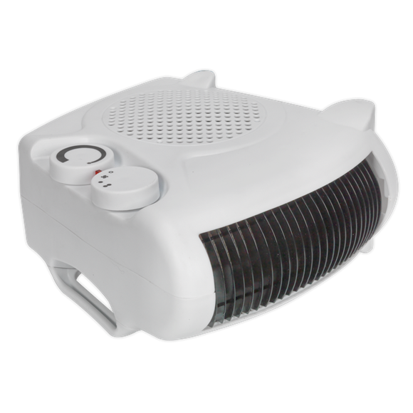 Sealey FH2010 Fan Heater 2000W/230V 2 Heat Settings & Thermostat