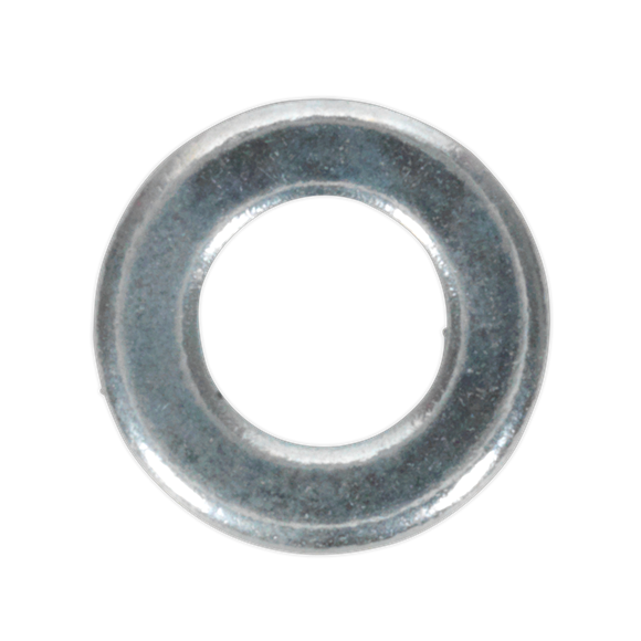 Sealey FWA510 Flat Washer DIN 125 - M5 x 10mm Form A Zinc Pack of 100