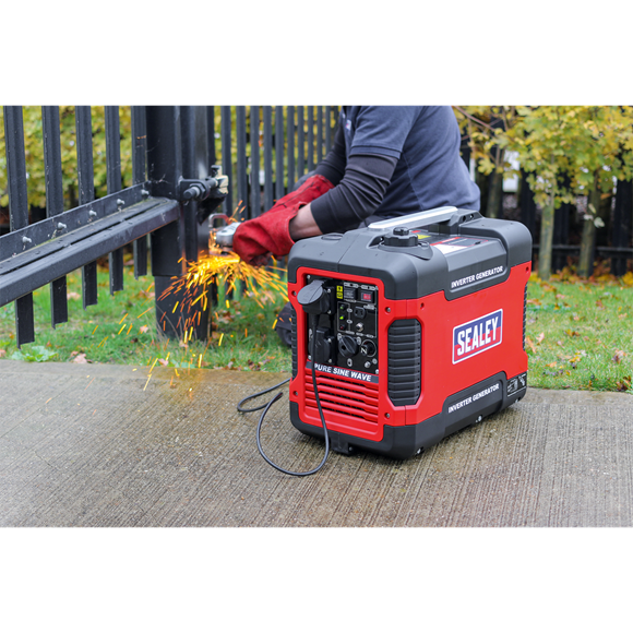 Sealey G2000I Inverter Generator 2000W 230V 4-Stroke Engine