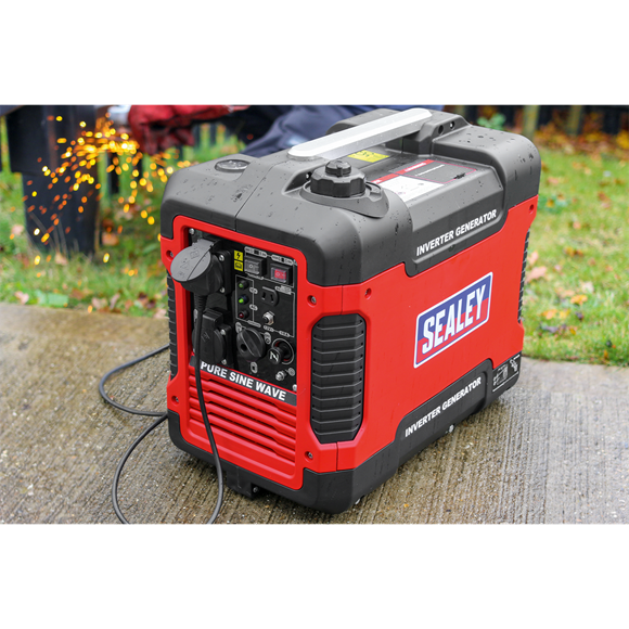 Sealey G2000I Inverter Generator 2000W 230V 4-Stroke Engine