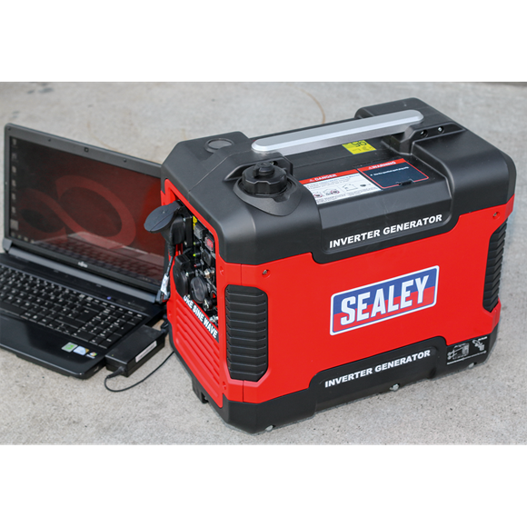 Sealey G2000I Inverter Generator 2000W 230V 4-Stroke Engine