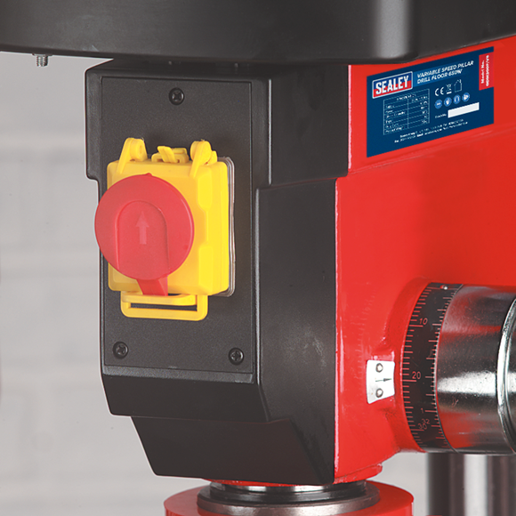 Sealey GDM200F Pillar Drill Floor 16-Speed 1630mm Height 650W/230V