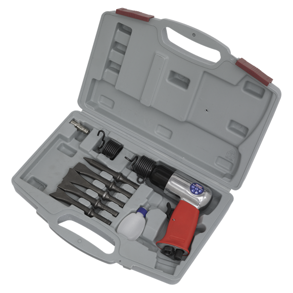Sealey GSA12 Air Hammer Kit Medium Stroke
