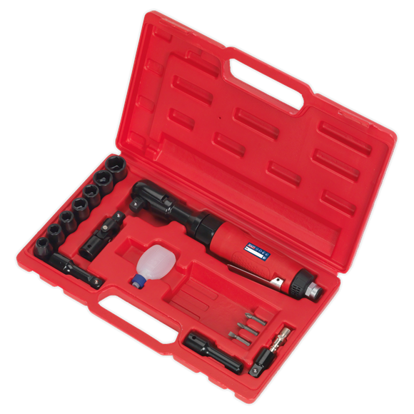 Sealey GSA21KIT Air Ratchet Wrench Kit 1/2"Sq Drive