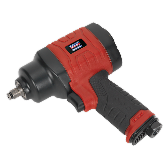 Sealey GSA6000 Composite Air Impact Wrench 3/8"Sq Drive - Twin Hammer