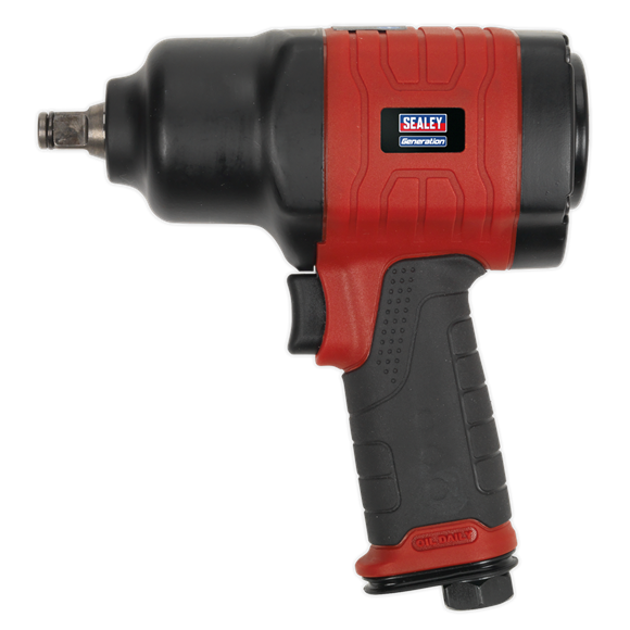 Sealey GSA6002 Composite Air Impact Wrench 1/2"Sq Drive - Twin Hammer