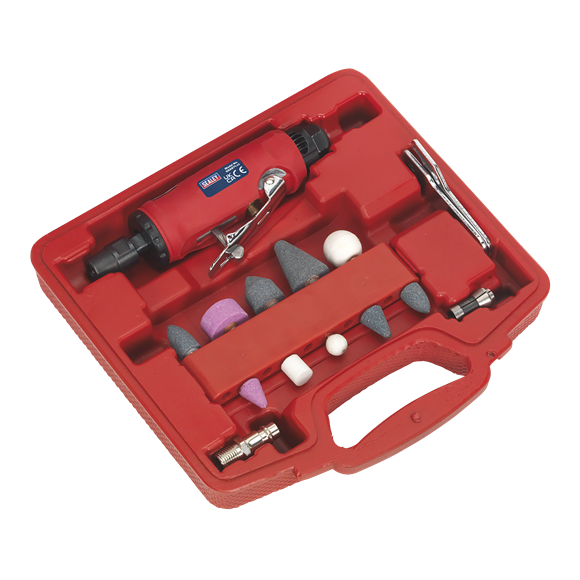 Sealey GSA67 Air Die Grinder Kit 15pc