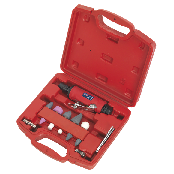 Sealey GSA67 Air Die Grinder Kit 15pc