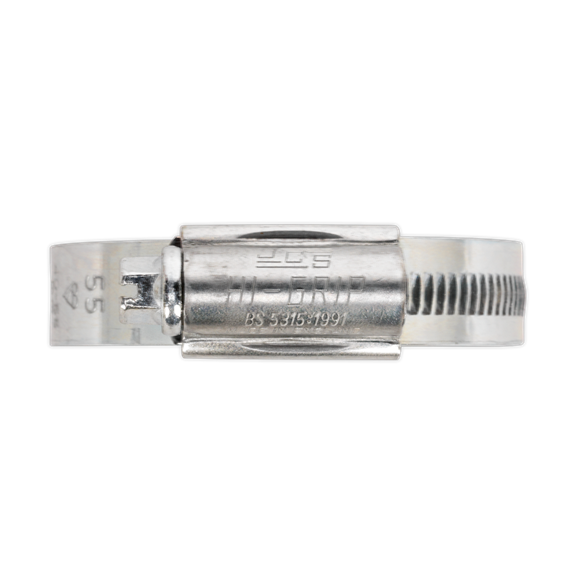 Sealey HCJ245 HI-GRIP® Hose Clip Zinc Plated Ø35-45mm Pack of 20