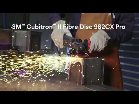 3M 83326 Cubitron II Fibre Disc 982CX Pro, 150 mm, Slotted, 36+ (Pack of 25)