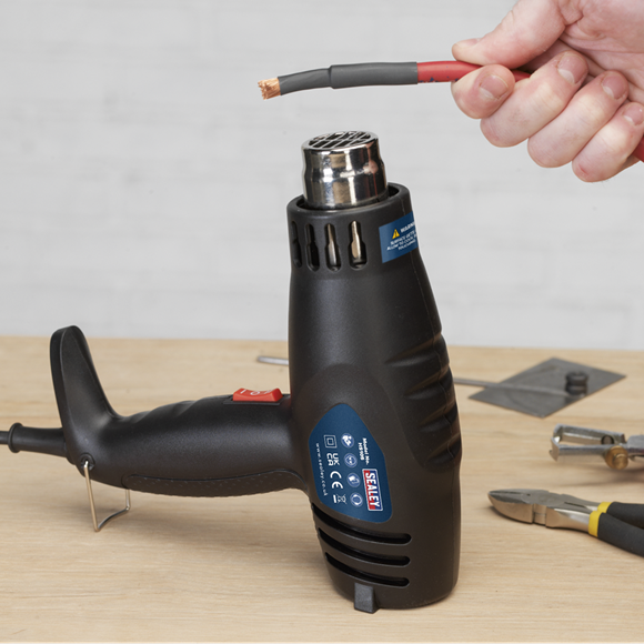 Sealey HS105 Hot Air Gun 1600W 2-Speed 375°C/500°C