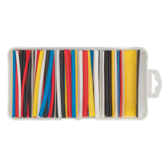 Sealey HST100MC Heat Shrink Tubing Assortment 95pc 100mm Mixed Colours