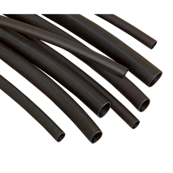 Sealey HST501B Heat Shrink Tubing Assortment 180pc 50 & 100mm Black