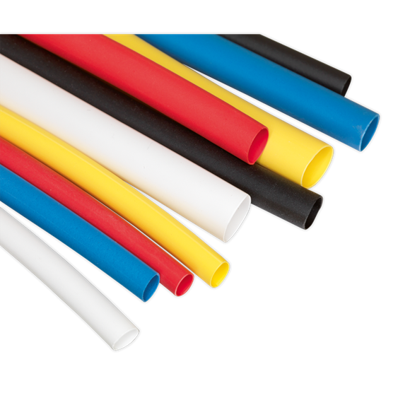 Sealey HST50MC Heat Shrink Tubing Assortment 190pc 50mm Mixed Colours