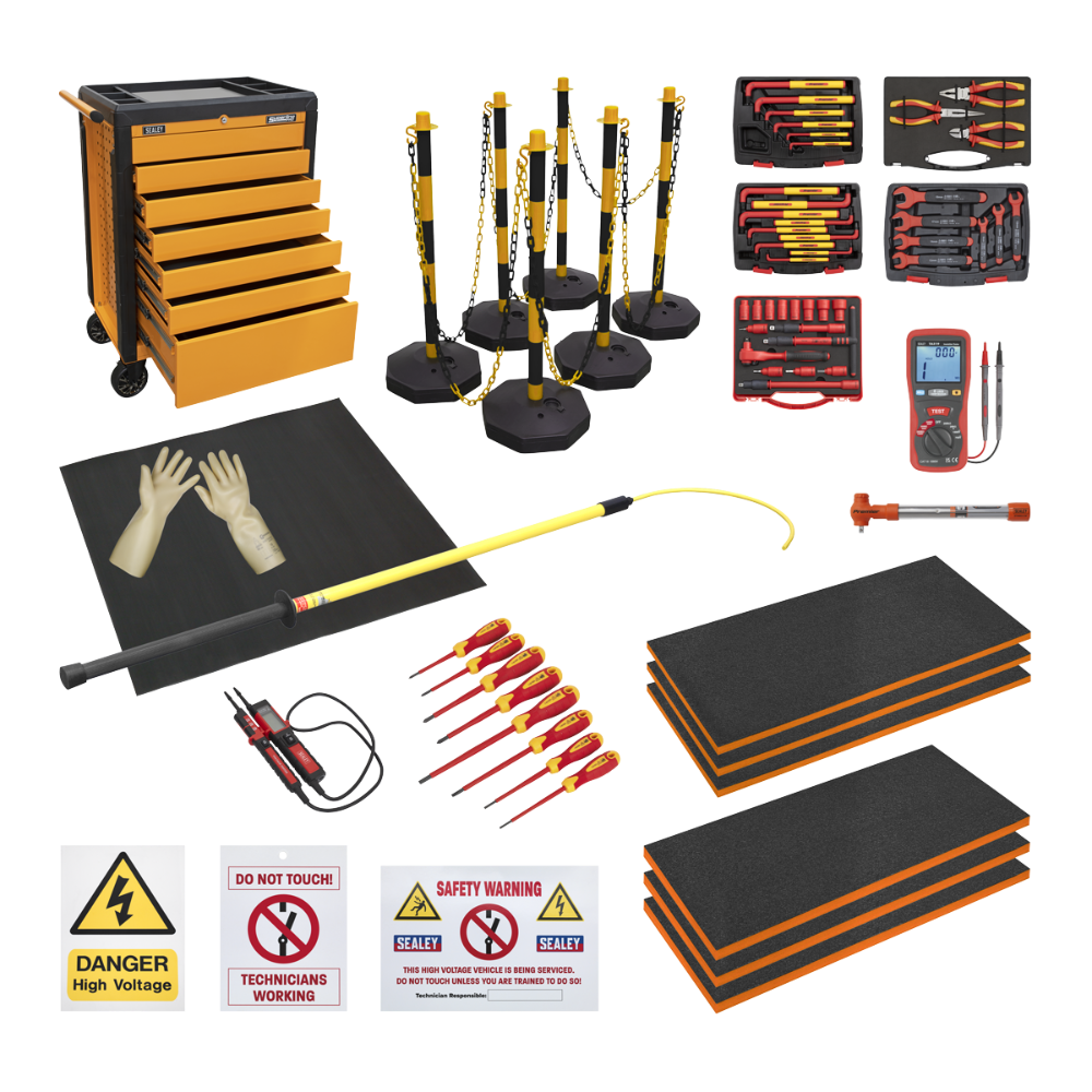Sealey HVCOM1 EV/Hybrid Master Tool Kit 19pc