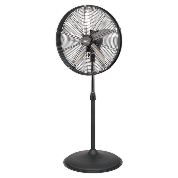 Sealey HVF20PO Industrial High Velocity Oscillating Pedestal Fan 20" 230V