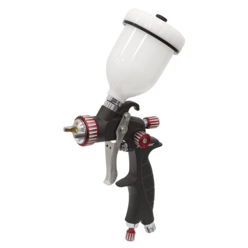 Sealey HVLP04 HVLP Gravity Feed Touch-Up Spray Gun 1mm Set-Up