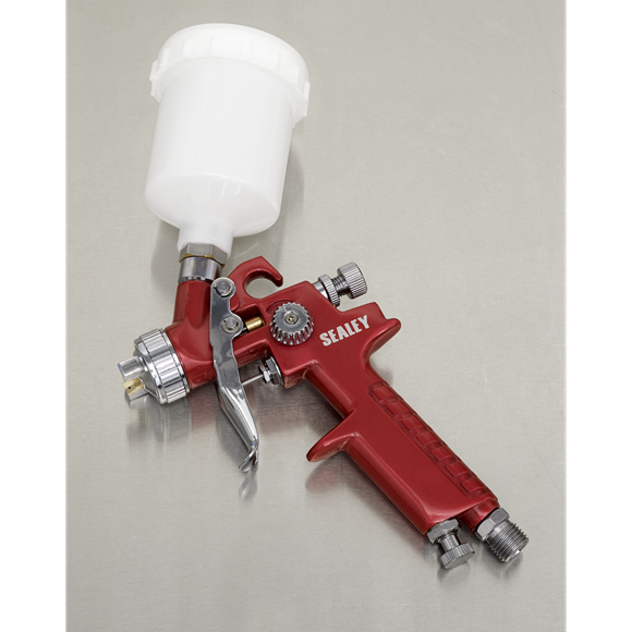 Sealey HVLP731 HVLP Gravity Feed Touch-Up Spray Gun 0.8mm Set-Up
