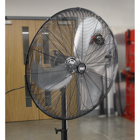 Sealey HVSF30 Industrial High Velocity Oscillating Pedestal Fan 30" 230V