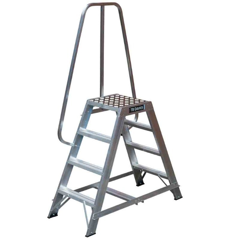 TB Davies 1272-004 4 Tread Heavy-Duty Double Sided Machine Step