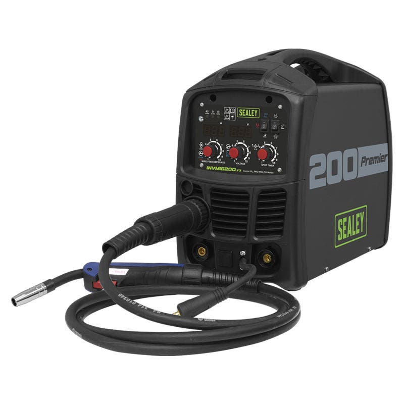 Sealey INVMIG200 Premier MIG, TIG & MMA Inverter Welder 200A
