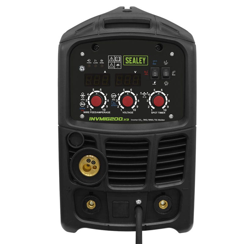 Sealey INVMIG200 Premier MIG, TIG & MMA Inverter Welder 200A